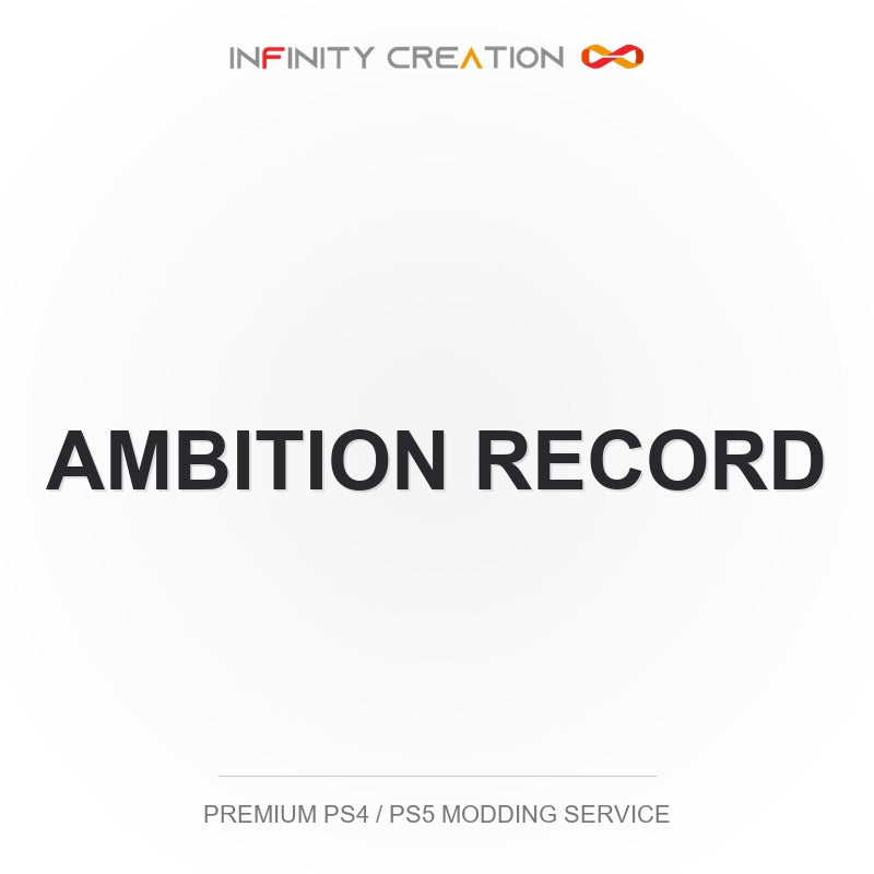 Ambition Record Modding Your Save PS4/PS5