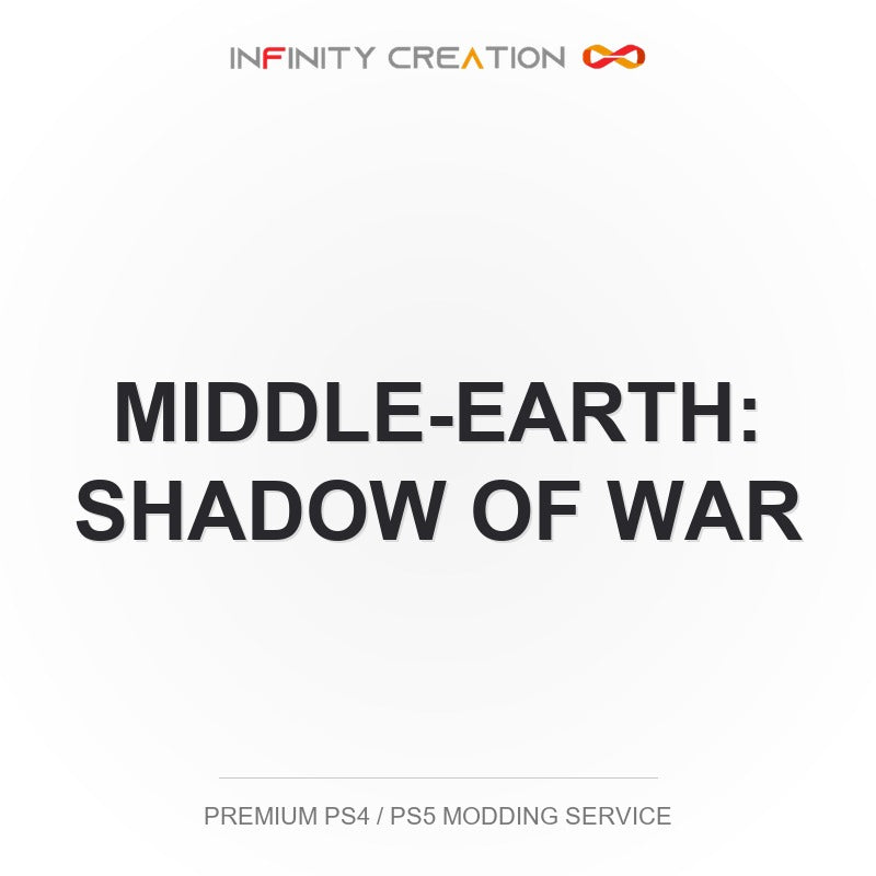 Middle-Earth: Shadow Of War Modding Your Save PS4/PS5