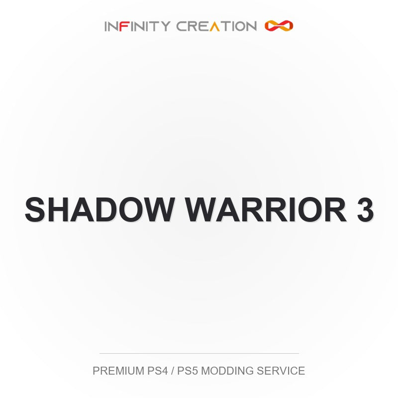 Shadow Warrior 3 Modding Your Save PS4/PS5
