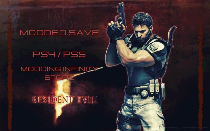 Resident Evil 5 Modded Save PS4/PS5