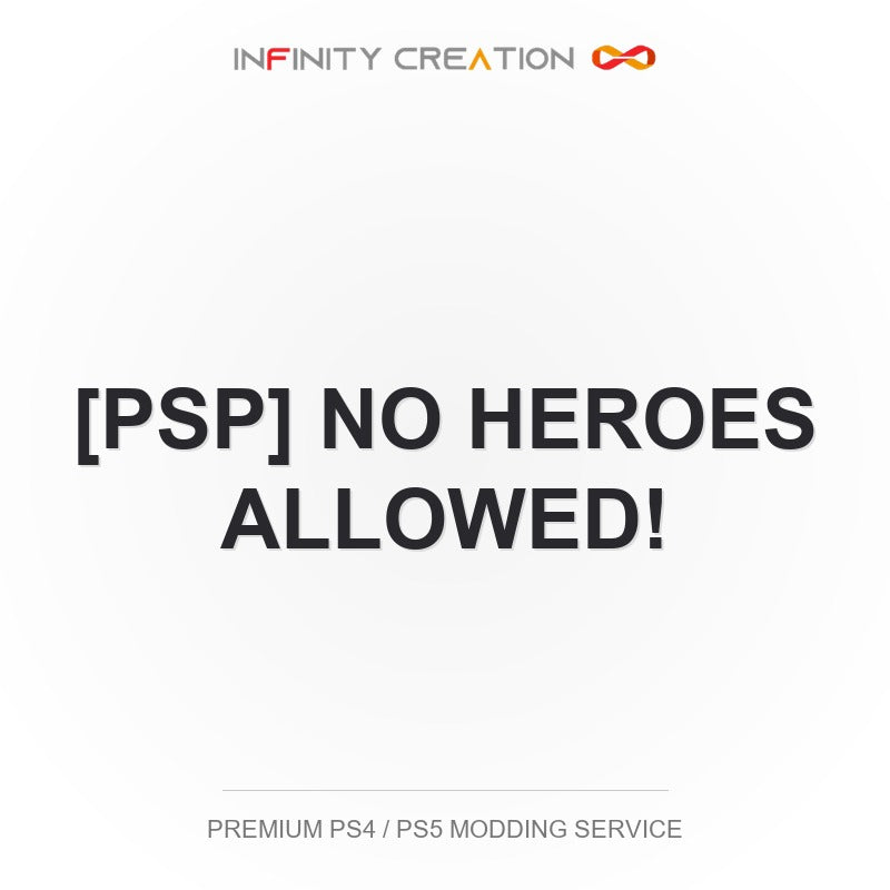 [PSP] No Heroes Allowed! Modding Your Save PS4/PS5