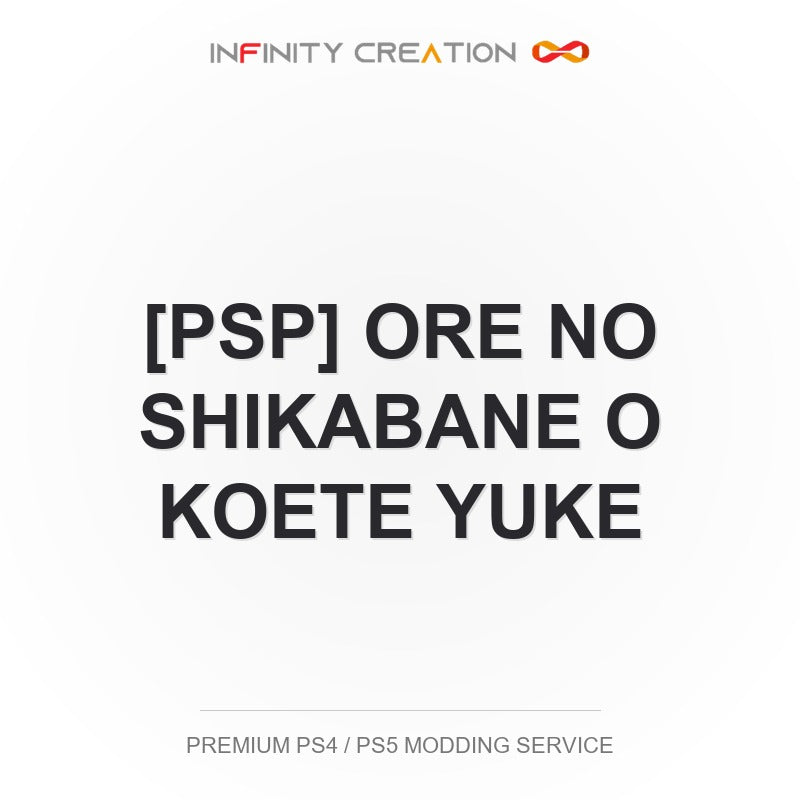 [PSP] Ore No Shikabane O Koete Yuke Modding Your Save PS4/PS5