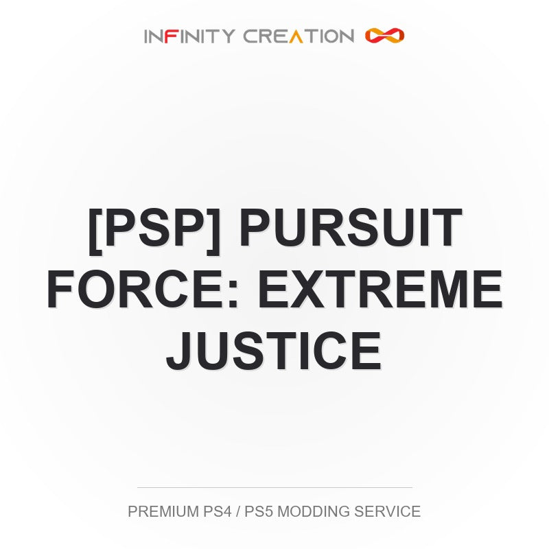 [PSP] Pursuit Force: Extreme Justice Modding Your Save PS4/PS5