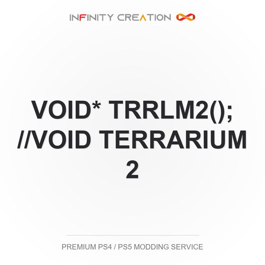 Void* tRrLM2(); //Void Terrarium 2 Modding Your Save PS4/PS5