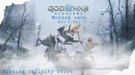 God Of War Ragnarok + Valhala Modded Save PS4/PS5