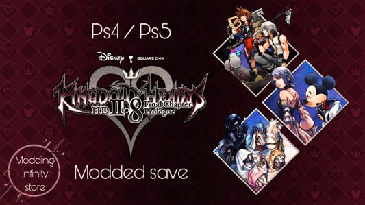 Kingdom Hearts 2.8 Modded Save PS4/PS5