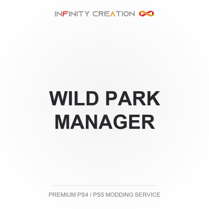 Wild Park Manager Modding Your Save PS4/PS5