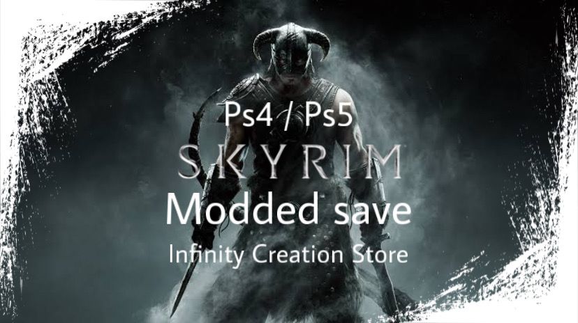 Skyrim Special Edition Modded Save PS4/PS5